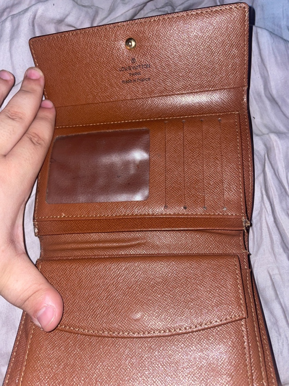 [AUTHENTIC & VINTAGE] Louis Vuitton Monogram Porte Tresor Etui Papiers - Picture 3 of 4